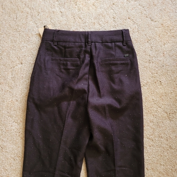 Anthropologie Scotch And Soda Brown Sparkle Wool Slacks - Picture 7 of 8